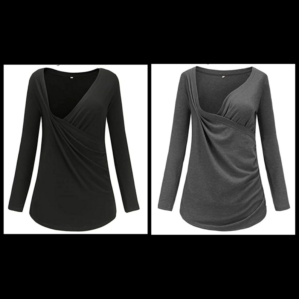 Long Sleeve Nursing Tops